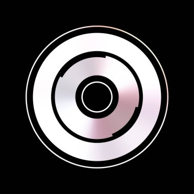 Gelecekçi hud arayüzü elementi. Soyut geometrik arkaplan. Dijital teknolojinin grafiksel çizimi siyah arkaplanda izole edildi..