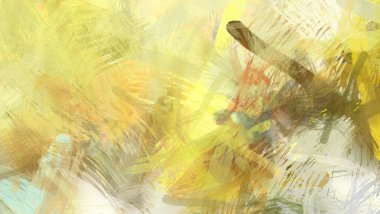 Soyut arkaplanda pürüzlü fırça darbeleri. Fırça boyası. Renkli boya darbeleri. Eşsiz duvar sanatı. Tuvaldeki modern sanat. Renkli çağdaş sanat eserleri.