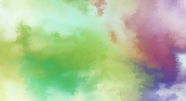 Modern fırça darbeleri. Poster, duvar sanatı, afiş, kart, kitap kapağı veya ambalaj için rahatlatıcı kompozisyonun yumuşak renkli çizimi. Pastel renklerle suluboya. 