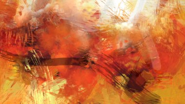 Soyut arkaplanda pürüzlü fırça darbeleri. Fırça boyası. Renkli boya darbeleri. Eşsiz duvar sanatı. Tuvaldeki modern sanat. Renkli çağdaş sanat eserleri.