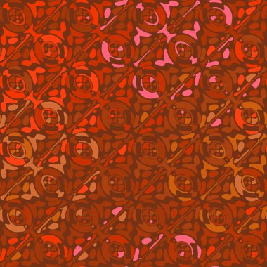 Yaratıcı karalama sanatı farklı şekil ve dokulara sahip kusursuz desen. Kolaj. Sanatsal arka plan. Soyut duvar kağıdı. Dekoratif hippi fayansları.