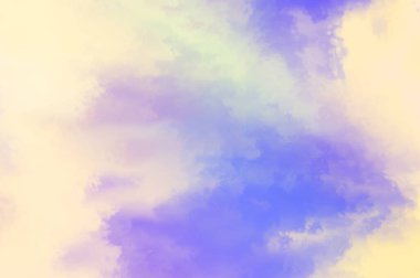 Modern fırça darbeleri. Poster, duvar sanatı, afiş, kart, kitap kapağı veya ambalaj için rahatlatıcı kompozisyonun yumuşak renkli çizimi. Pastel renklerle suluboya. 