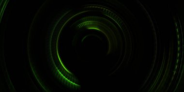 Fotoğraf makinesi konsepti. Soyut arkaplan. Dönen ışık ışınları. Hareketli kavramsal duvar kağıdı. Grafik dijital illüstrasyon. Parlayan neon ışıkları. Parlak sunum tasarım şablonu.