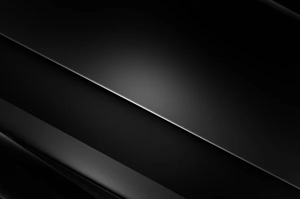 3D风格黑色背景与几何层 抽象黑暗的未来派墙纸 优雅的光滑条纹背景 小册子 演示文稿 网站的几何模板设计 — 图库照片