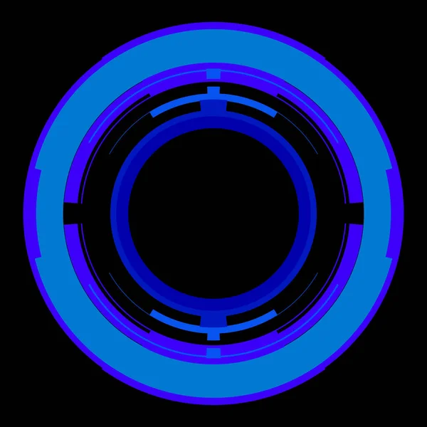 Футуристический Элемент Интерфейса Hud Абстрактный Геометрический Фон Круга Графическая Иллюстрация — стоковое фото