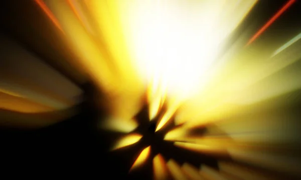 Trilhas Partículas Leves Fundo Preto Estrela Explosão Luz Com Partículas — Fotografia de Stock