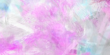 Soyut arkaplanda pürüzlü fırça darbeleri. Fırça boyası. Renkli boya darbeleri. Eşsiz duvar sanatı. Tuvaldeki modern sanat. Renkli çağdaş sanat eserleri.