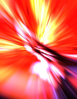 Renkli ışık enerjisi parlamaları. Çarpık grafik hareket arkaplanı. Dinamik patlama flaşı. Hızlanma efekti. Hızlı yüksek hız bulanıklaştırma arkaplanı. Işık teknolojisi soyut duvar kağıdı.