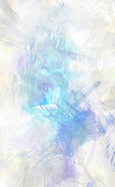 Soyut arkaplanda pürüzlü fırça darbeleri. Fırça boyası. Renkli boya darbeleri. Eşsiz duvar sanatı. Tuvaldeki modern sanat. Renkli çağdaş sanat eserleri.