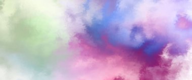 Modern fırça darbeleri. Poster, duvar sanatı, afiş, kart, kitap kapağı veya ambalaj için rahatlatıcı kompozisyonun yumuşak renkli çizimi. Pastel renklerle suluboya. 