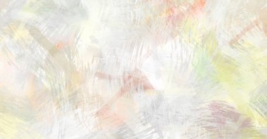 Soyut arkaplanda pürüzlü fırça darbeleri. Fırça boyası. Renkli boya darbeleri. Eşsiz duvar sanatı. Tuvaldeki modern sanat. Renkli çağdaş sanat eserleri.