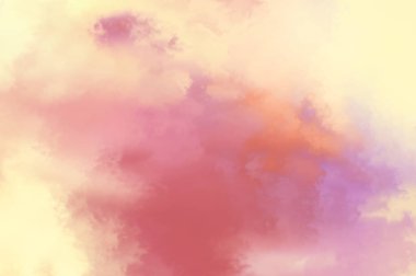 Modern fırça darbeleri. Poster, duvar sanatı, afiş, kart, kitap kapağı veya ambalaj için rahatlatıcı kompozisyonun yumuşak renkli çizimi. Pastel renklerle suluboya. 