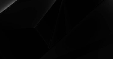 Lüks minimalist tasarım. Fütürist şablon. Karanlık elementleri olan birinci sınıf soyut duvar kâğıdı. Zarif bir zemin. Siyah üç boyutlu geometrik arkaplan. Poster, broşür, sunum için tasarım.