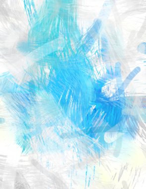 Soyut arkaplanda pürüzlü fırça darbeleri. Fırça boyası. Renkli boya darbeleri. Eşsiz duvar sanatı. Tuvaldeki modern sanat. Renkli çağdaş sanat eserleri.