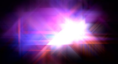 Parlak prizma arayüzü elementi. Soyut alevli geometrik arkaplan. Dijital teknolojinin grafiksel çizimi.