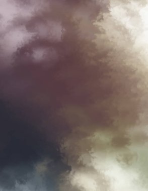 Modern fırça darbeleri. Poster, duvar sanatı, afiş, kart, kitap kapağı veya ambalaj için rahatlatıcı kompozisyonun yumuşak renkli çizimi. Pastel renklerle suluboya. 