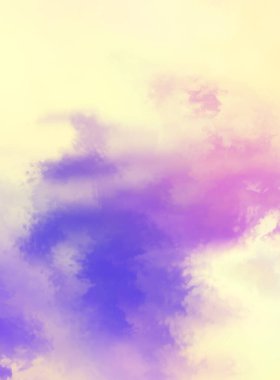 Modern fırça darbeleri. Poster, duvar sanatı, afiş, kart, kitap kapağı veya ambalaj için rahatlatıcı kompozisyonun yumuşak renkli çizimi. Pastel renklerle suluboya. 