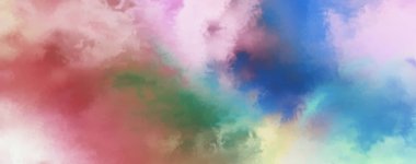 Modern fırça darbeleri. Poster, duvar sanatı, afiş, kart, kitap kapağı veya ambalaj için rahatlatıcı kompozisyonun yumuşak renkli çizimi. Pastel renklerle suluboya. 