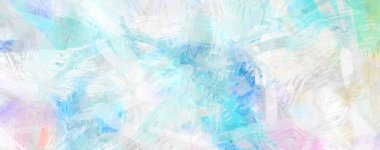 Soyut arkaplanda pürüzlü fırça darbeleri. Fırça boyası. Renkli boya darbeleri. Eşsiz duvar sanatı. Tuvaldeki modern sanat. Renkli çağdaş sanat eserleri.