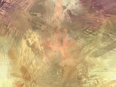 Soyut arkaplanda pürüzlü fırça darbeleri. Fırça boyası. Renkli boya darbeleri. Eşsiz duvar sanatı. Tuvaldeki modern sanat. Renkli çağdaş sanat eserleri.