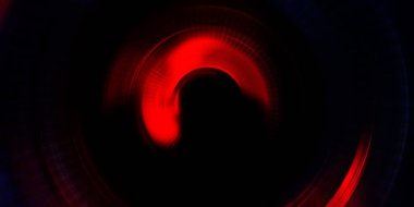 Parlayan neon ışıkları. Parlak sunum tasarım şablonu. Fotoğraf makinesi konsepti. Soyut arkaplan. Dönen ışık ışınları. Hareketli kavramsal duvar kağıdı. Grafik dijital illüstrasyon. 