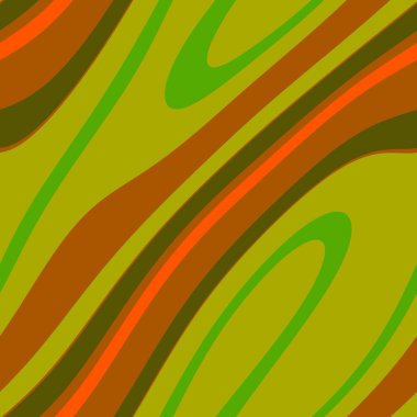 Renkli, dikişsiz şerit deseni. Soyut yüzey arkaplanı. Renkli duvar kağıtları. Retro parlak minimalist malzeme. Tekstil baskısı. Dekoratif motif.