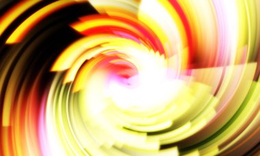 Dönen Işık gösterisi arka planı. Canlı renklerle donatılmış ruhani enerji girdabı. Renkli canlı hareket çizimi. Tanıtım geçmişi. Kutlama grafiği.