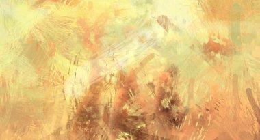 Soyut arkaplanda pürüzlü fırça darbeleri. Fırça boyası. Renkli boya darbeleri. Eşsiz duvar sanatı. Tuvaldeki modern sanat. Renkli çağdaş sanat eserleri.