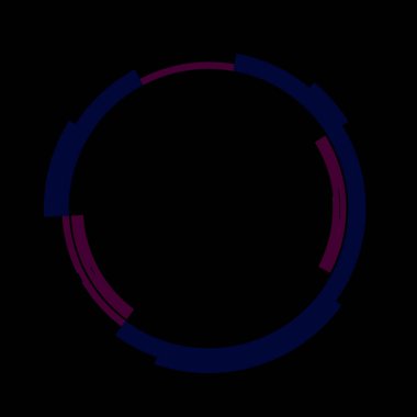 Fütürist dairesel gövde arayüzü elementi. Soyut çember geometrik arkaplan. Dijital teknolojinin grafiksel çizimi.