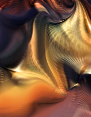 Hareketli girdapların soyut çizimi. Titreşimli renkli kıvrımların dönen akışı. Kıvrımlı ve kıvrımlı arka plan ve çizgiler. Garip duvar kâğıdı tasarımı. Dalgalanma arkaplanı.