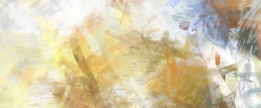 Soyut arkaplanda pürüzlü fırça darbeleri. Fırça boyası. Renkli boya darbeleri. Eşsiz duvar sanatı. Tuvaldeki modern sanat. Renkli çağdaş sanat eserleri.