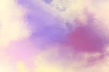 Modern fırça darbeleri. Poster, duvar sanatı, afiş, kart, kitap kapağı veya ambalaj için rahatlatıcı kompozisyonun yumuşak renkli çizimi. Pastel renklerle suluboya. 