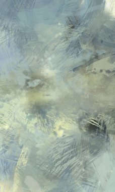 Soyut arkaplanda pürüzlü fırça darbeleri. Fırça boyası. Renkli boya darbeleri. Eşsiz duvar sanatı. Tuvaldeki modern sanat. Renkli çağdaş sanat eserleri.