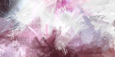 Soyut arkaplanda pürüzlü fırça darbeleri. Fırça boyası. Renkli boya darbeleri. Eşsiz duvar sanatı. Tuvaldeki modern sanat. Renkli çağdaş sanat eserleri.