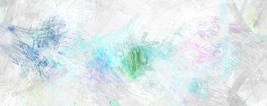 Soyut arkaplanda pürüzlü fırça darbeleri. Fırça boyası. Renkli boya darbeleri. Eşsiz duvar sanatı. Tuvaldeki modern sanat. Renkli çağdaş sanat eserleri.