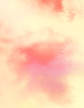 Modern fırça darbeleri. Poster, duvar sanatı, afiş, kart, kitap kapağı veya ambalaj için rahatlatıcı kompozisyonun yumuşak renkli çizimi. Pastel renklerle suluboya. 