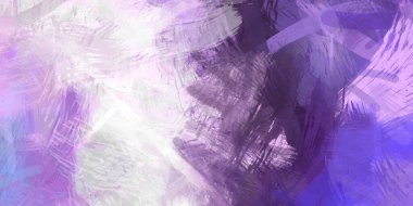 Soyut arkaplanda pürüzlü fırça darbeleri. Fırça boyası. Renkli boya darbeleri. Eşsiz duvar sanatı. Tuvaldeki modern sanat. Renkli çağdaş sanat eserleri.