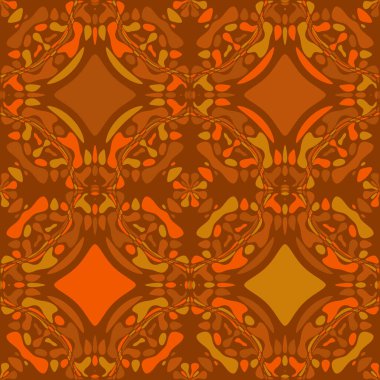 Soyut duvar kağıdı. Dekoratif hippi fayansları. Sanatsal arka plan. Yaratıcı karalama sanatı farklı şekil ve dokulara sahip kusursuz desen. Kolaj.