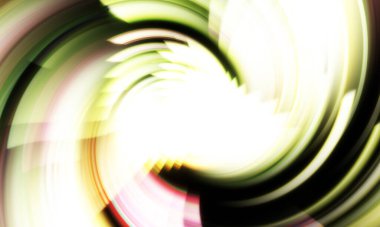 Dönen Işık gösterisi arka planı. Canlı renklerle donatılmış ruhani enerji girdabı. Renkli canlı hareket çizimi. Tanıtım geçmişi. Kutlama grafiği.