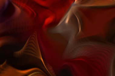 Hareketli girdapların soyut çizimi. Titreşimli renkli kıvrımların dönen akışı. Kıvrımlı ve kıvrımlı arka plan ve çizgiler. Garip duvar kâğıdı tasarımı. Dalgalanma arkaplanı.