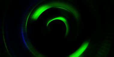 Parlayan neon ışıkları. Parlak sunum tasarım şablonu. Fotoğraf makinesi konsepti. Soyut arkaplan. Dönen ışık ışınları. Hareketli kavramsal duvar kağıdı. Grafik dijital illüstrasyon. 