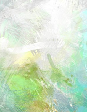 Soyut arkaplanda pürüzlü fırça darbeleri. Fırça boyası. Renkli boya darbeleri. Eşsiz duvar sanatı. Tuvaldeki modern sanat. Renkli çağdaş sanat eserleri.