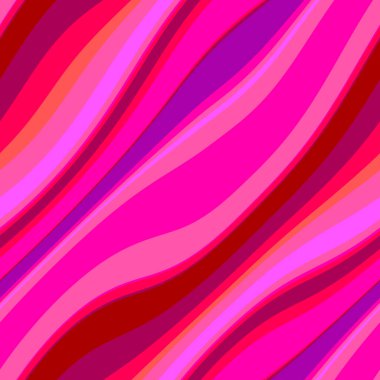 Renkli, dikişsiz şerit deseni. Soyut yüzey arkaplanı. Renkli duvar kağıtları. Retro parlak minimalist malzeme. Tekstil baskısı. Dekoratif motif.