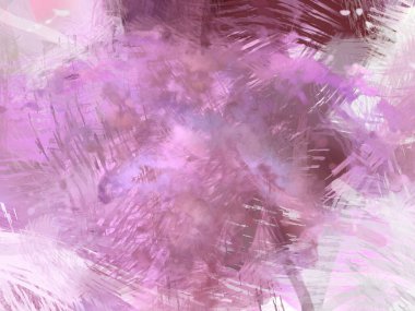 Soyut arkaplanda pürüzlü fırça darbeleri. Fırça boyası. Renkli boya darbeleri. Eşsiz duvar sanatı. Tuvaldeki modern sanat. Renkli çağdaş sanat eserleri.