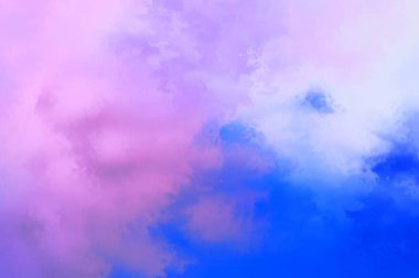 Modern fırça darbeleri. Poster, duvar sanatı, afiş, kart, kitap kapağı veya ambalaj için rahatlatıcı kompozisyonun yumuşak renkli çizimi. Pastel renklerle suluboya. 