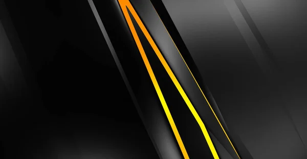 Abstracte Zwarte Panelen Met Copyspace Voor Tekst Illustratie Donker Design — Stockfoto