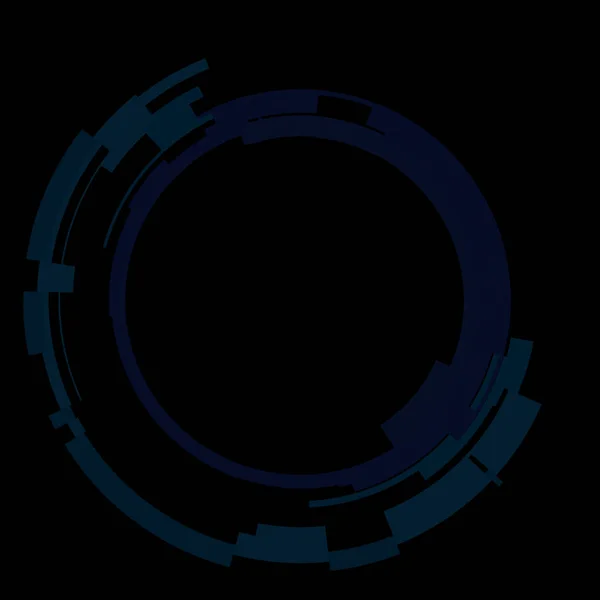 Futurisztikus Kör Alakú Hud Interfész Elem Absztrakt Kör Geometriai Háttér — Stock Fotó