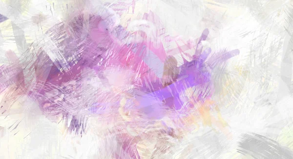 Soyut arkaplanda pürüzlü fırça darbeleri. Fırça boyası. Renkli boya darbeleri. Eşsiz duvar sanatı. Tuvaldeki modern sanat. Renkli çağdaş sanat eserleri.