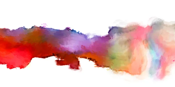 Yumuşak Kıllı Suluboya Desenli Çağdaş Modern Doku Soyut Renk Boyama — Stok fotoğraf
