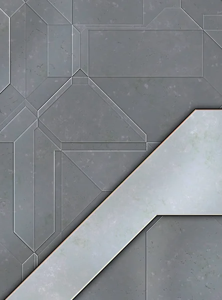 Paneles Capas Fondo Pantalla Abstracto Futurista Fondo Reflexivo Tecnológico Geométrico — Foto de Stock